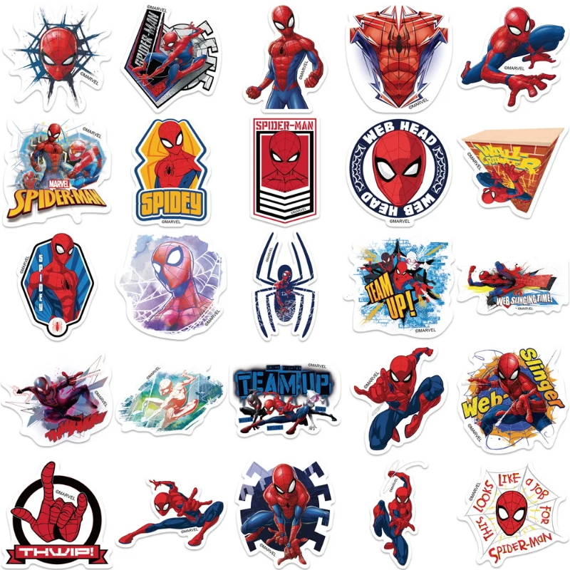 Spiderman Vinyl Stickers