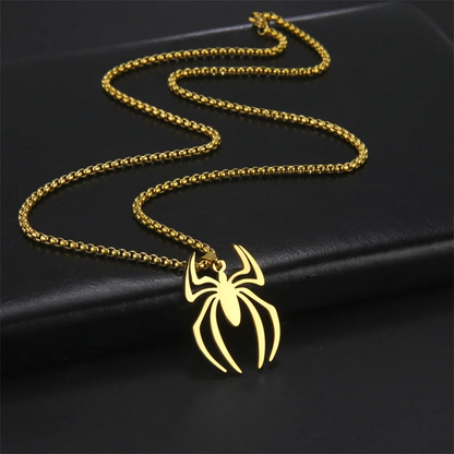 Spiderman Halsband Guld