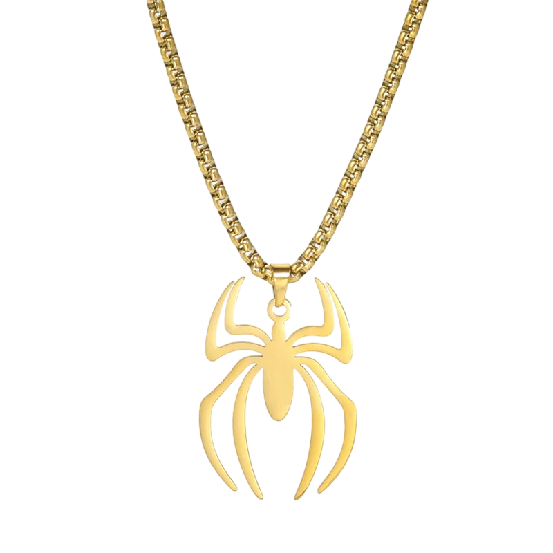 Spiderman Halsband Guld