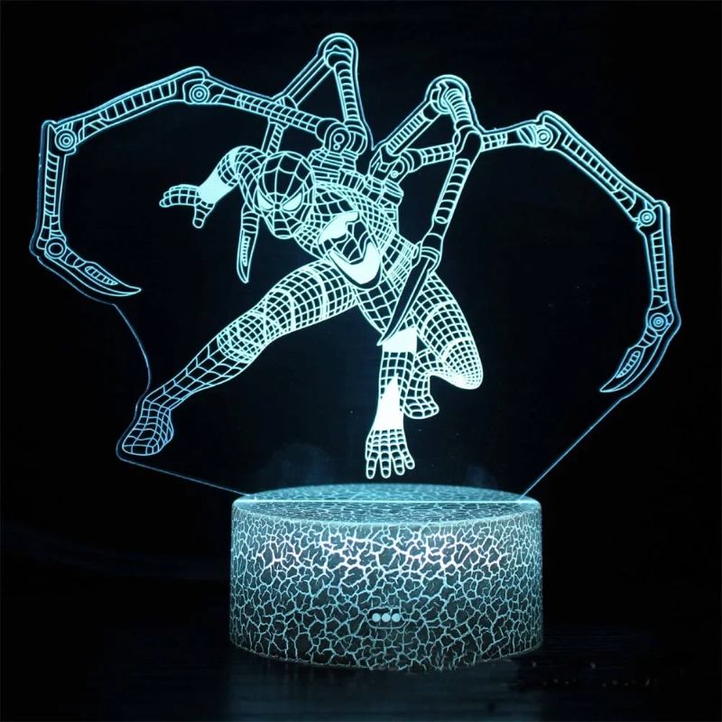 Spiderman Lampa Iron Spider