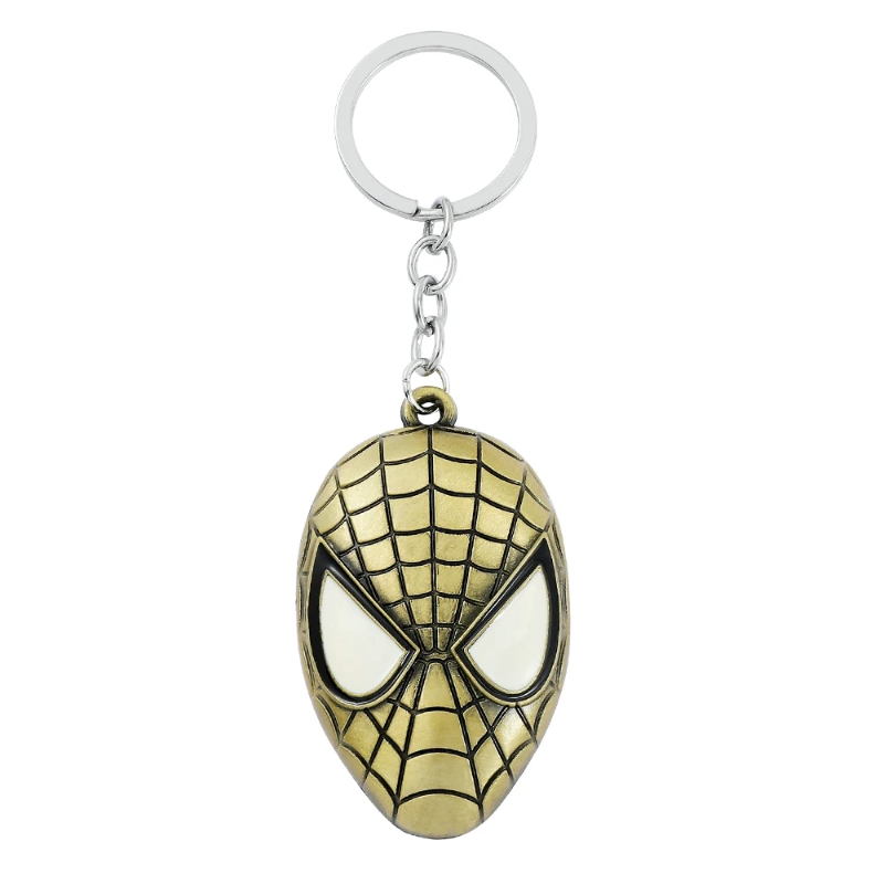 Spiderman Nyckelring Guld