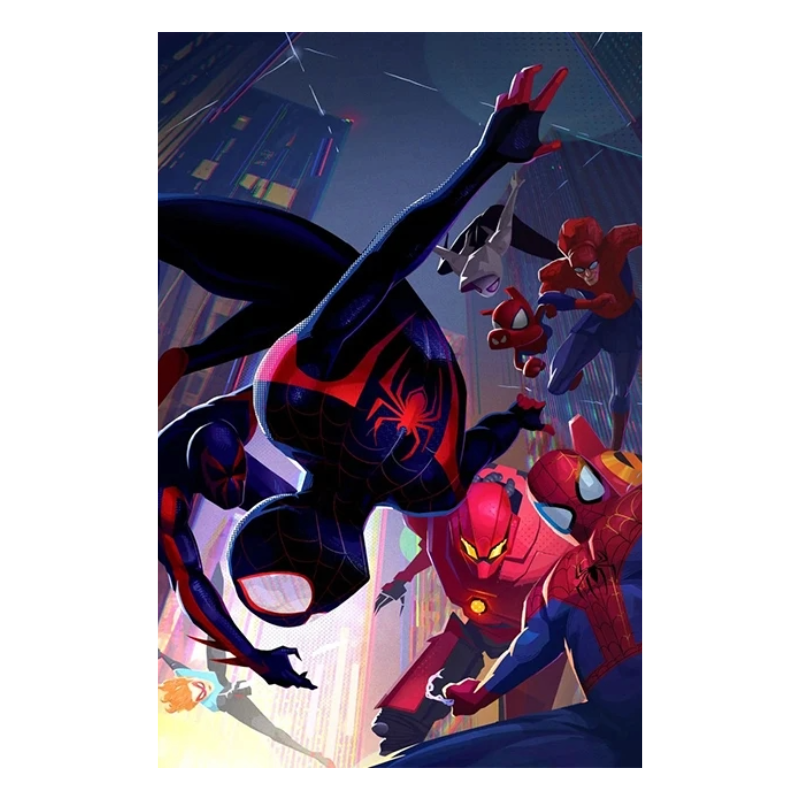 Spiderman Affisch Spiderverse