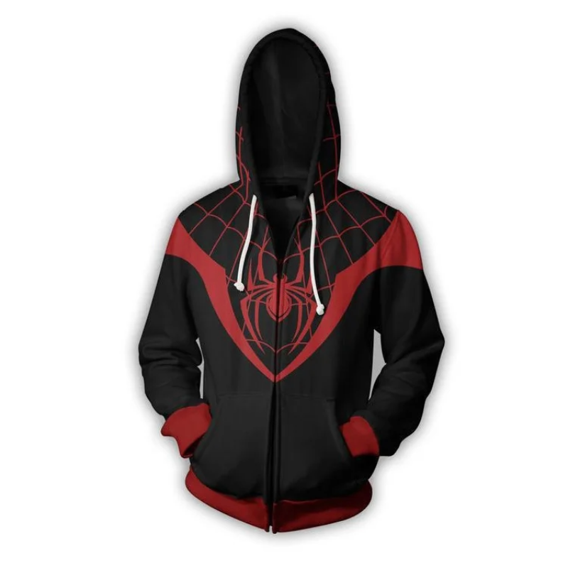 Spiderman Hoodie Zip Up